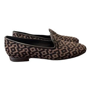 Ramon Tenza Geometric Print Loafer Flats Size 8.5N
